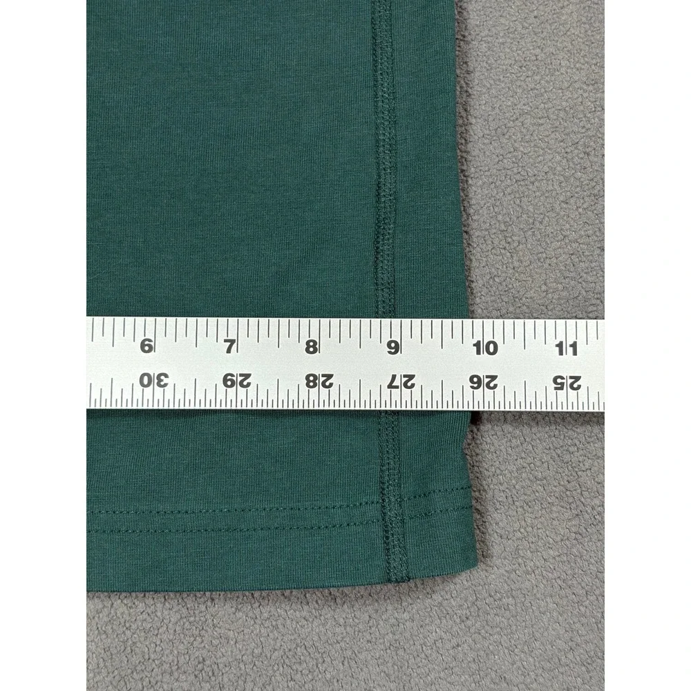 Old Navy PowerChill Flare Pants Girls Large Green High-Rise Go-Dry Yoga Leggings